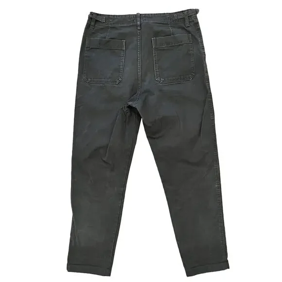 Urban Outfitters Canvas Utility Pants Mens 32x29 Carpenter Buckle Workwear Cargo - Picture 2 of 16